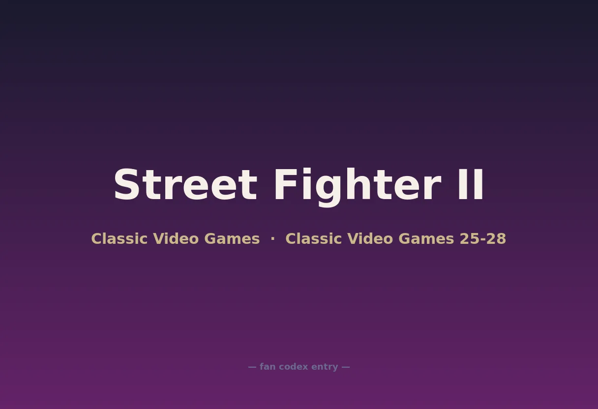 Street Fighter II